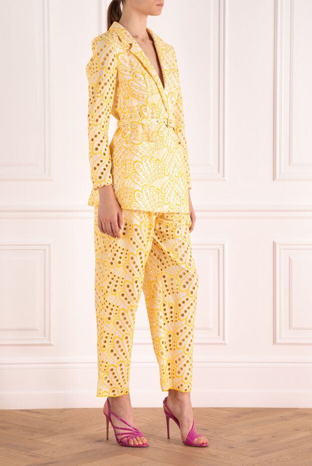 Charo Ruiz pantsuit made of cotton and polyester yellow for women 166793 - photo 3