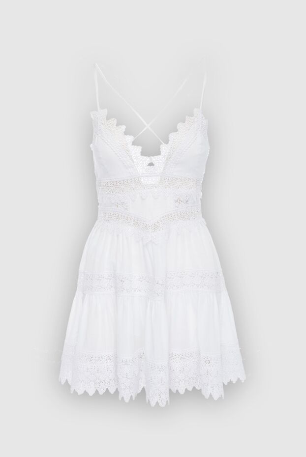 Charo Ruiz woman white cotton and polyester dress for women buy with prices and photos 166808 - photo 1