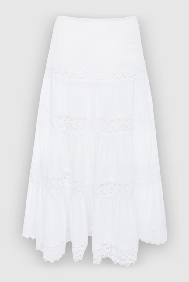 Charo Ruiz woman white cotton and polyester skirt for women buy with prices and photos 166816 - photo 1