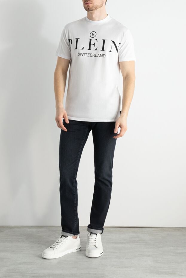 Philipp Plein white t-shirt with switzerland lettering and round neck 166827 - photo 2
