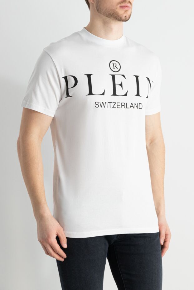 Philipp Plein white t-shirt with switzerland lettering and round neck 166827 - photo 3
