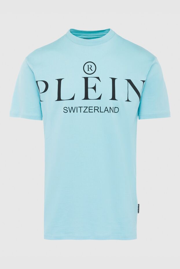 Philipp Plein man blue cotton t-shirt for men buy with prices and photos 166829 - photo 1