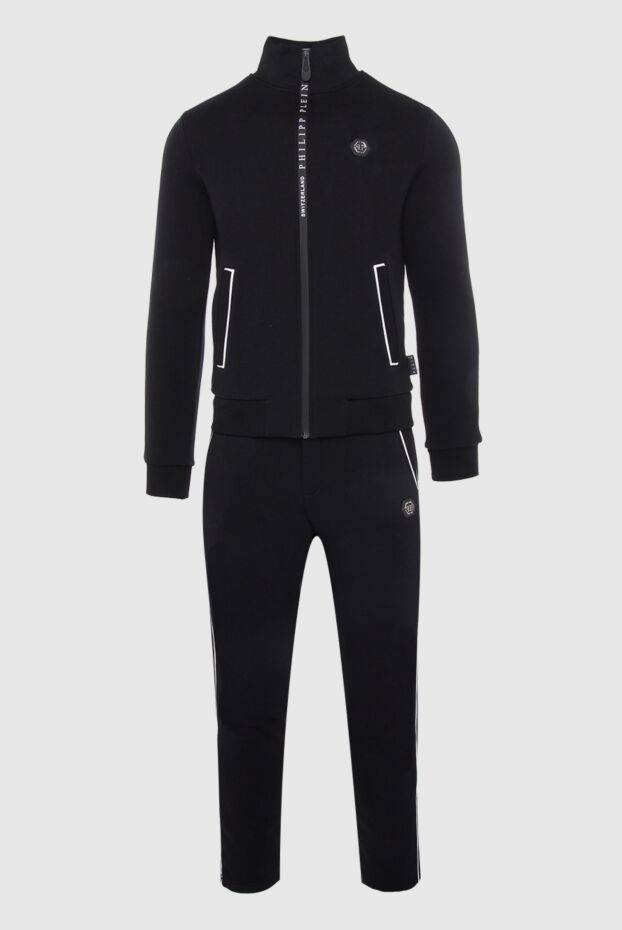 Philipp Plein man men's sports suit made of cotton and polyester, black buy with prices and photos 166841 - photo 1