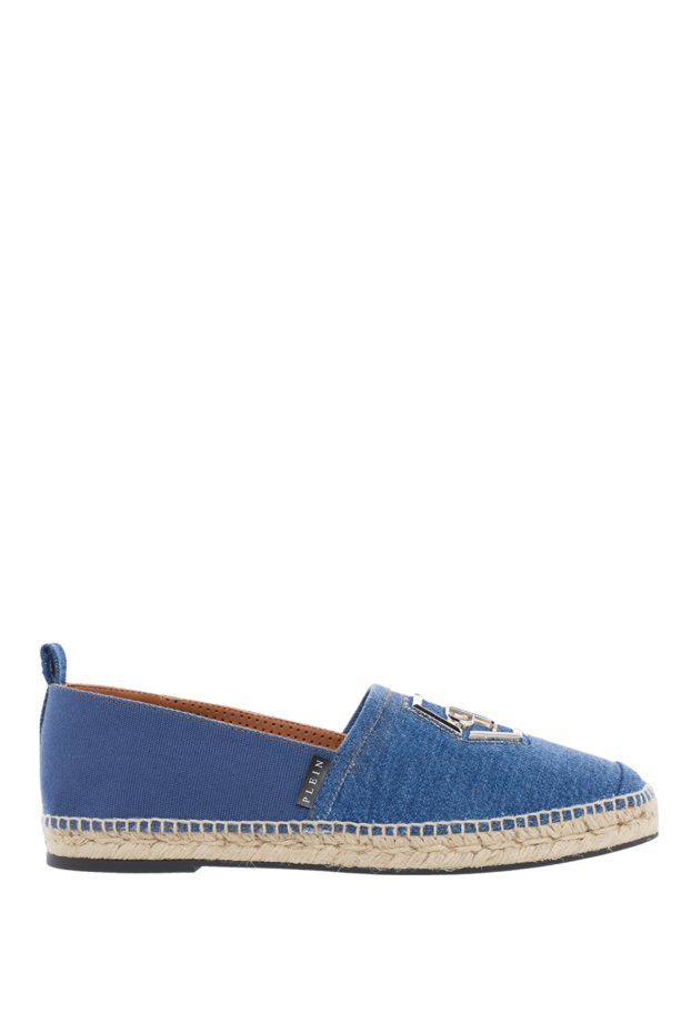 Philipp Plein man espadrilles jute and leather blue for men buy with prices and photos 166846 - photo 1