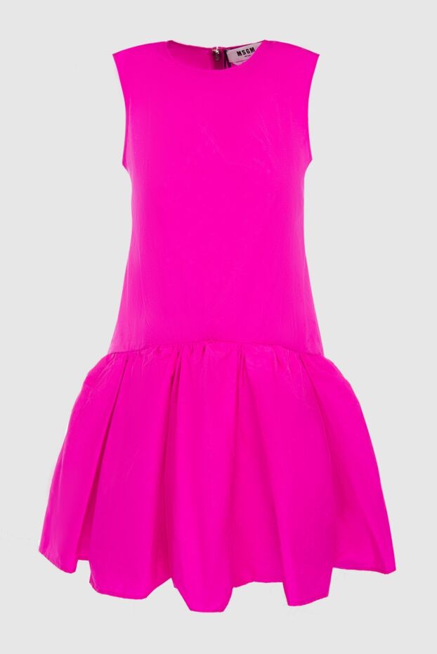 MSGM bright pink sleeveless dress with flared hem 166867 - photo 1