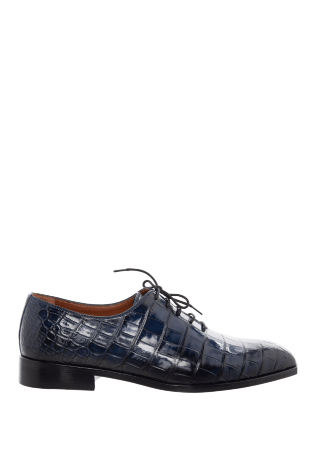 Cesare di Napoli man blue alligator shoes for men buy with prices and photos 166969 - photo 1