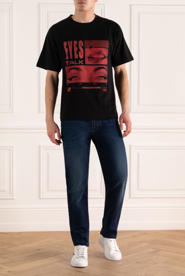 Dolce & Gabbana man black cotton t-shirt for men buy with prices and photos 166975 - photo 2