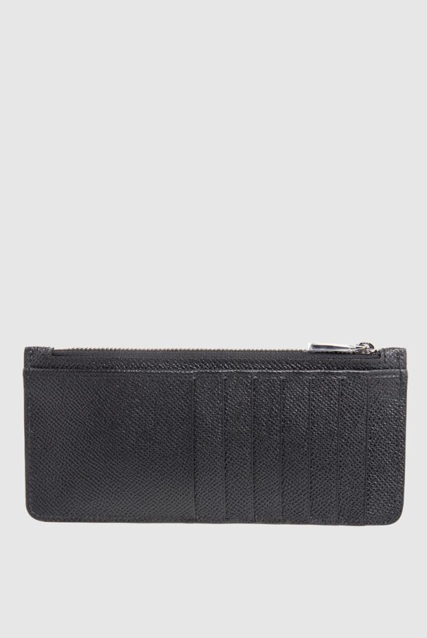 Dolce & Gabbana black genuine leather business card holder for men 167005 - photo 3