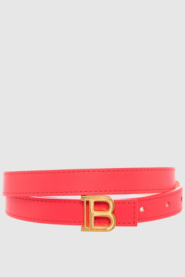 Balmain woman red leather belt for women buy with prices and photos 167082 - photo 1