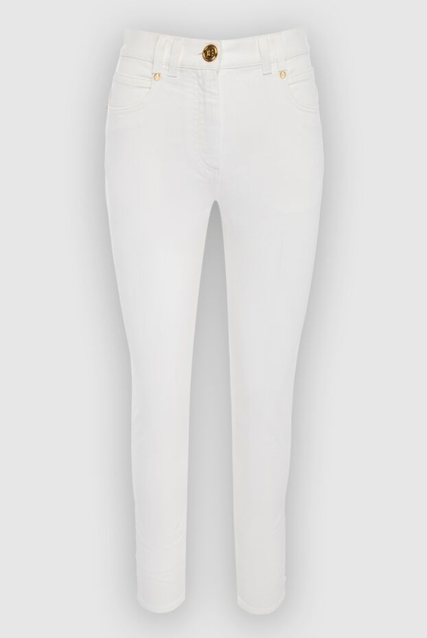 Balmain woman white cotton jeans for women buy with prices and photos 167090 - photo 1