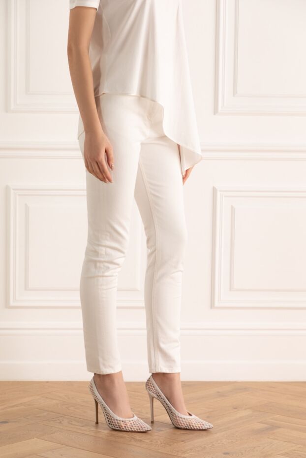 Balmain summer skinny jeans in white made of thin denim 167090 - photo 3
