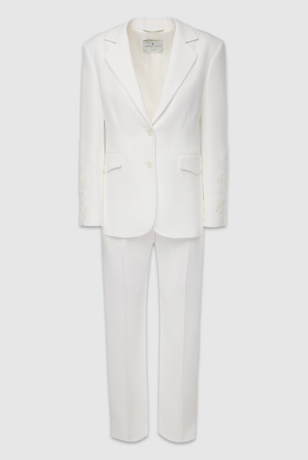 Ermanno Scervino woman white women's trouser suit made of acetate and viscose buy with prices and photos 167124 - photo 1