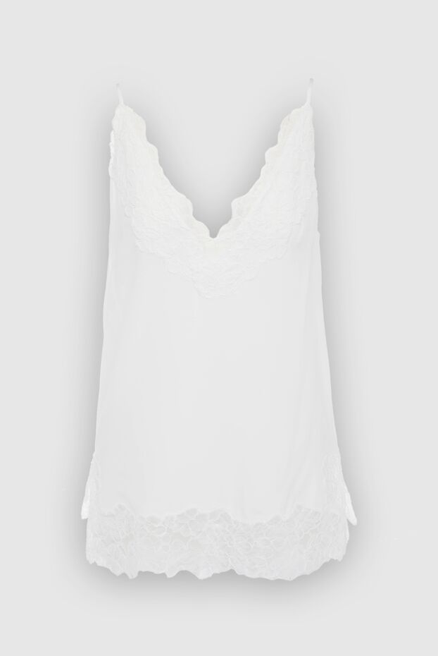 Ermanno Scervino woman women's white silk top buy with prices and photos 167128 - photo 1