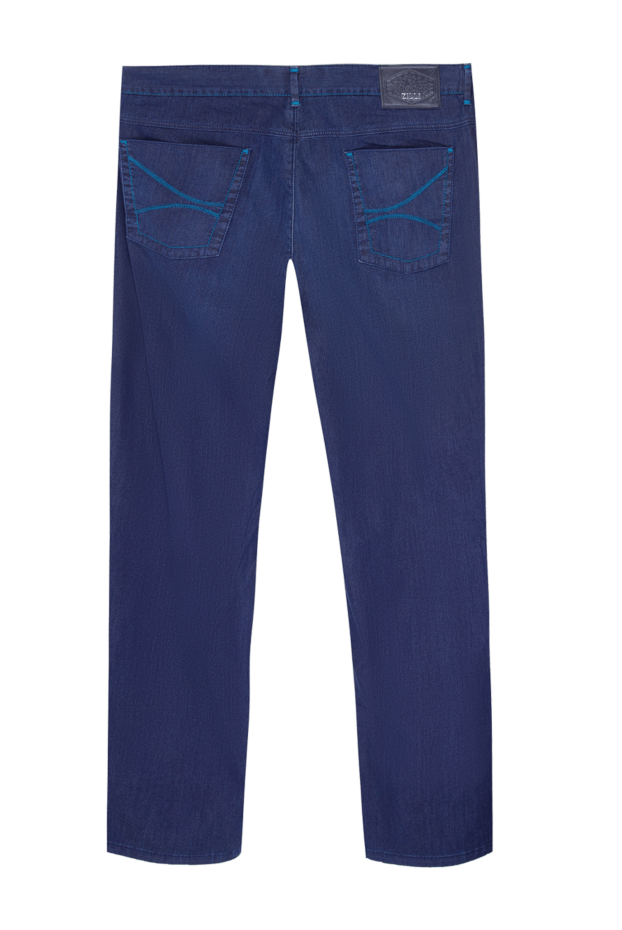 Zilli man cotton and polyamide blue jeans for men buy with prices and photos 167168 - photo 2