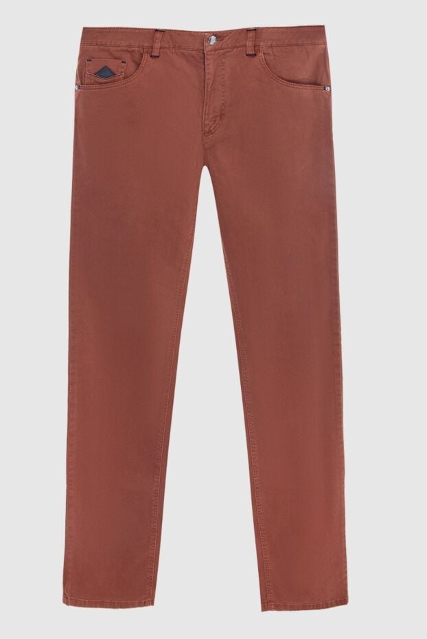 Zilli terracotta cotton straight leg jeans (markdown) 195743 - photo 1