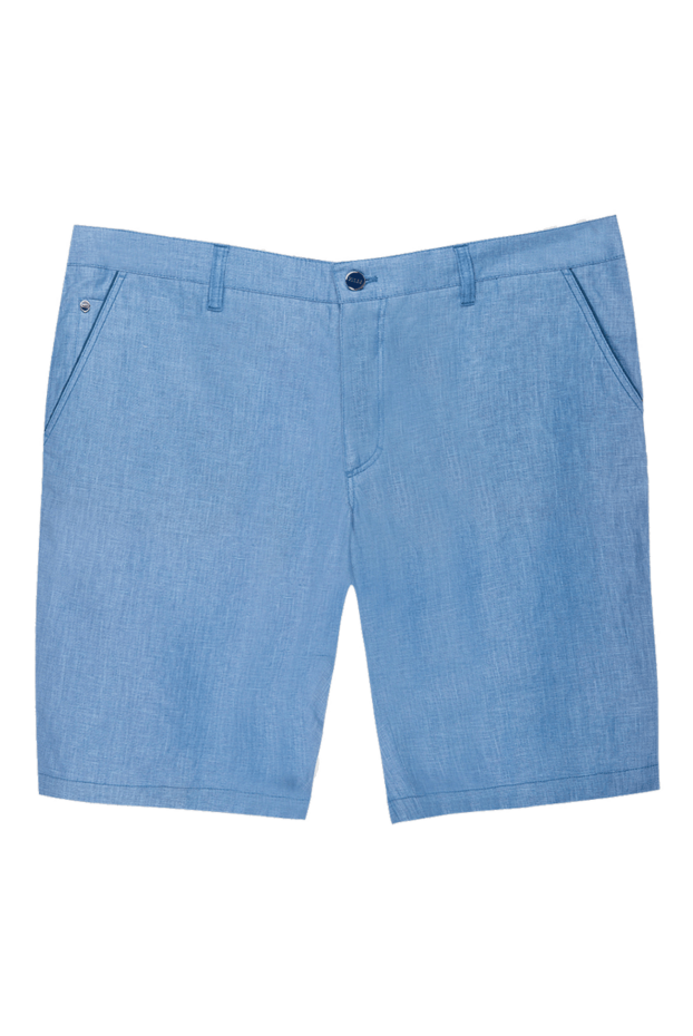 Zilli man blue linen shorts for men buy with prices and photos 167244 - photo 1