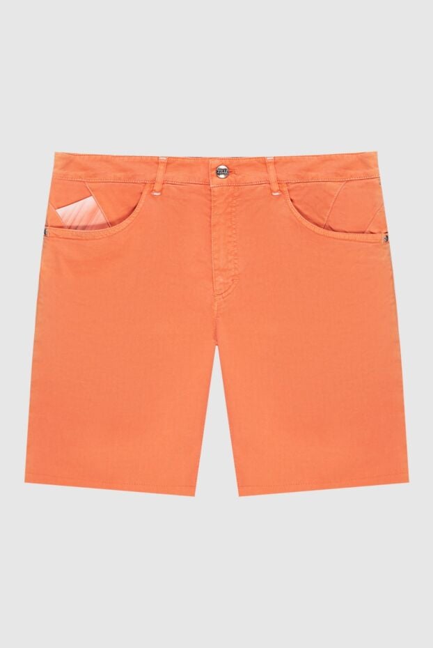 Zilli men's summer cotton shorts in bright orange (markdown) 196919 - photo 1