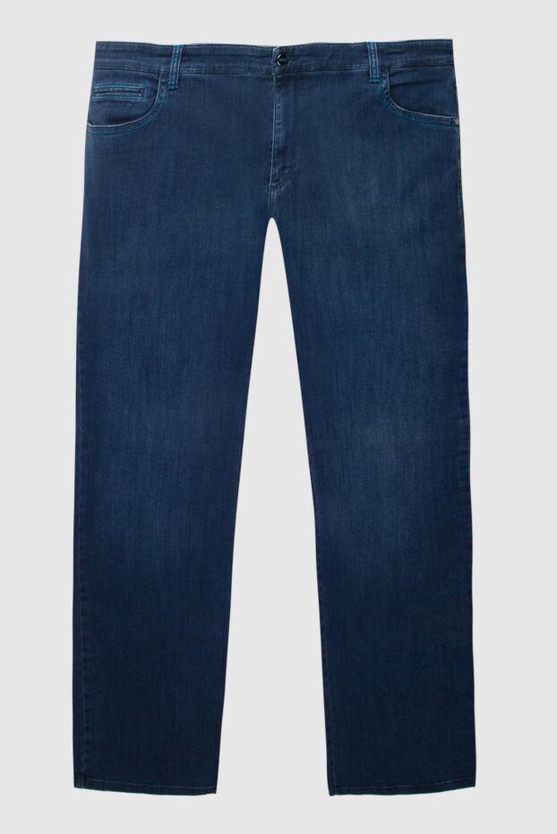 Zilli мужские джинсы из хлопка синие мужские купить с ценами и фото 167269 - фото 1