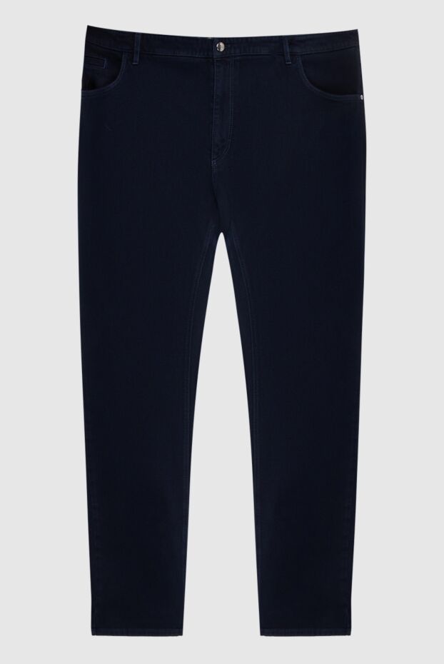 Zilli мужские джинсы из хлопка и полиэстера синие мужские купить с ценами и фото 167270 - фото 1
