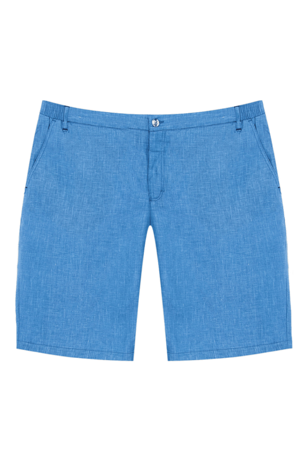 Zilli man blue linen shorts for men buy with prices and photos 167322 - photo 1