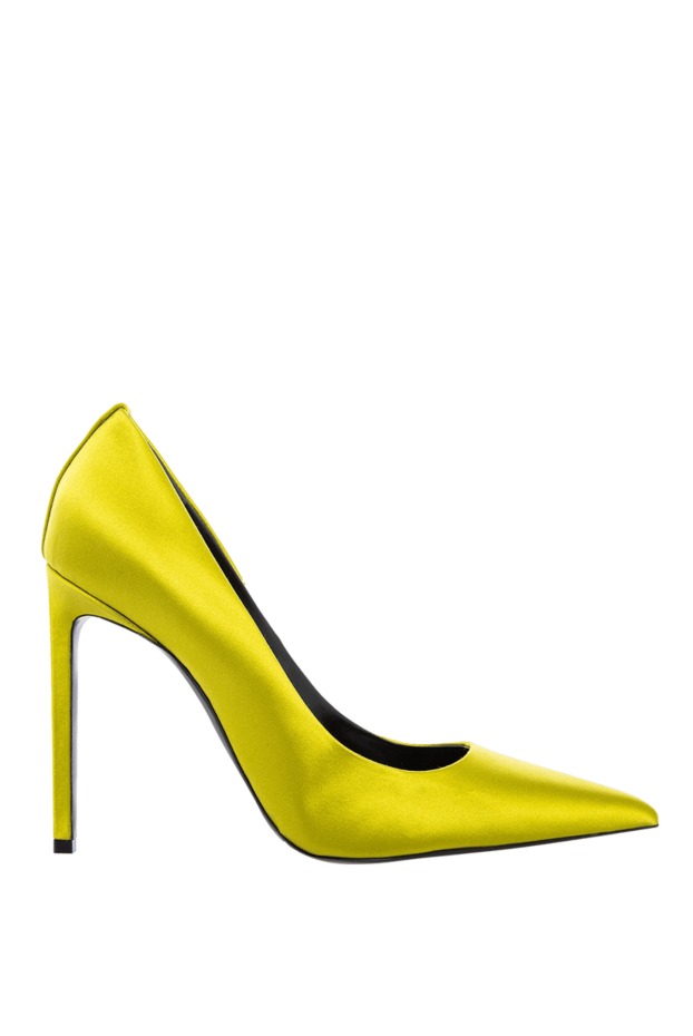 Tom Ford жіночі туфлі зі шкіри та атласу жовті жіночі купити фото з цінами 167343 - фото 1