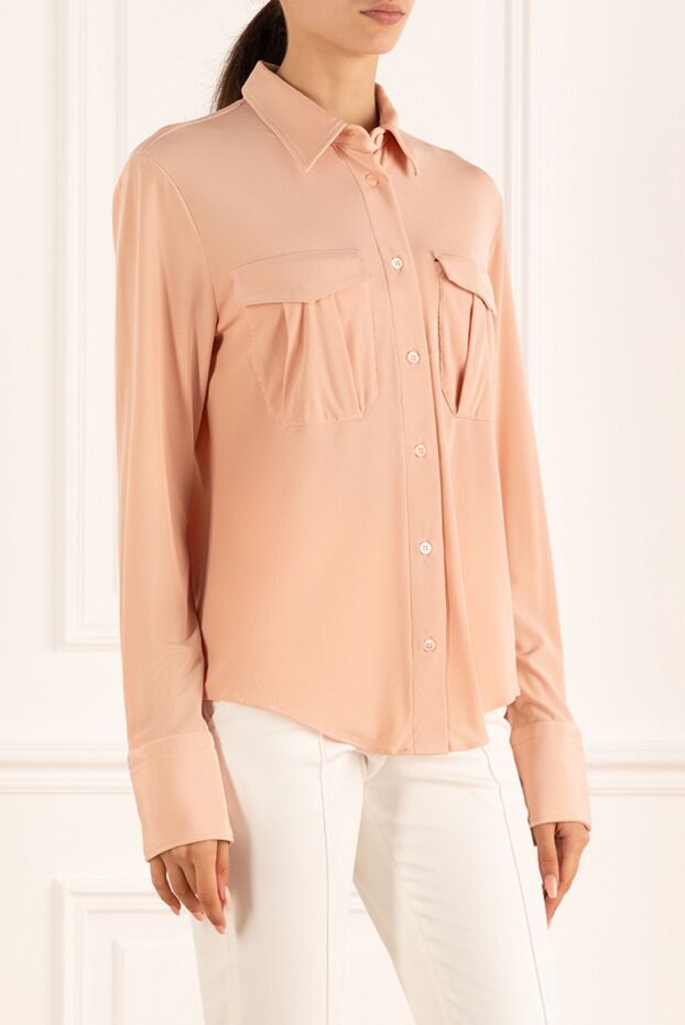 Tom Ford women's blouse with pockets pink 167345 - photo 3