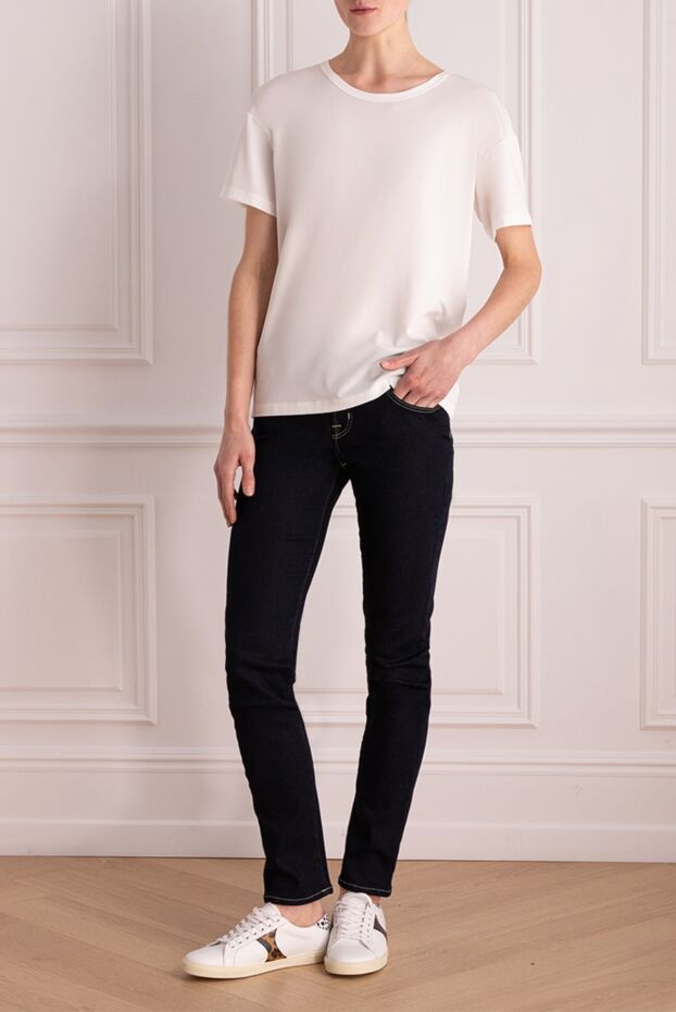 Tom Ford white women's cotton t-shirt with logo on the back 167355 - photo 2