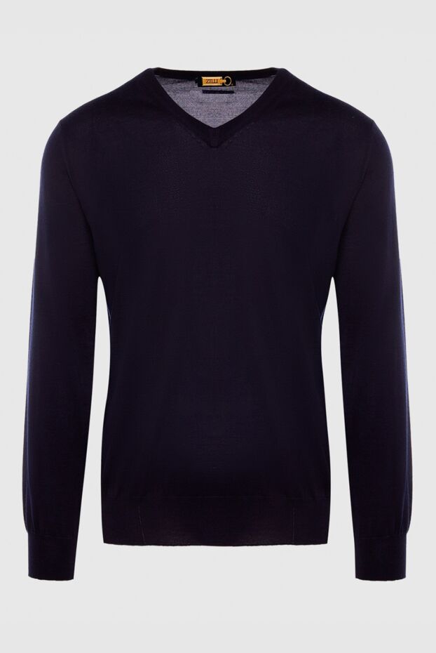 Zilli man cashmere and silk jumper black for men buy with prices and photos 167426 - photo 1