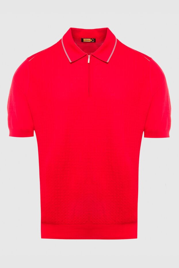 Zilli man cotton and silk polo red for men buy with prices and photos 167493 - photo 1