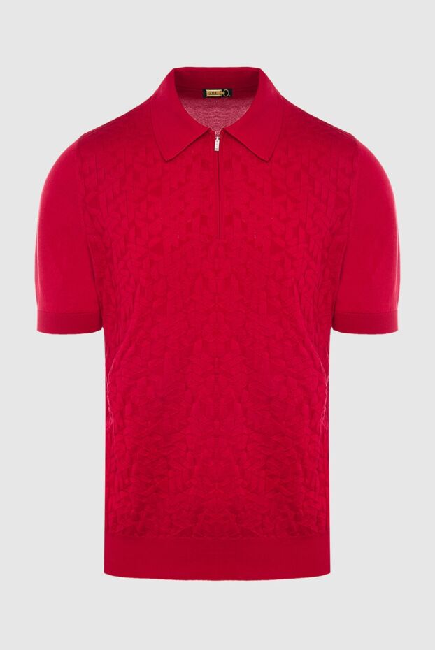 Zilli man cotton and silk polo red for men buy with prices and photos 167522 - photo 1