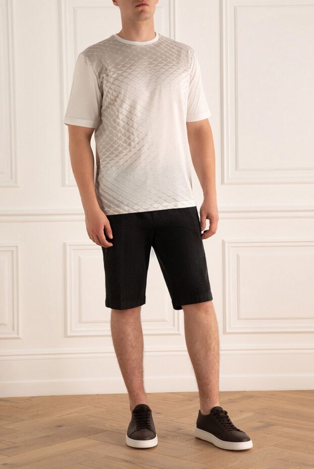 Zilli t-shirt with a subtle monochrome pattern and a soft fit 167559 - photo 2