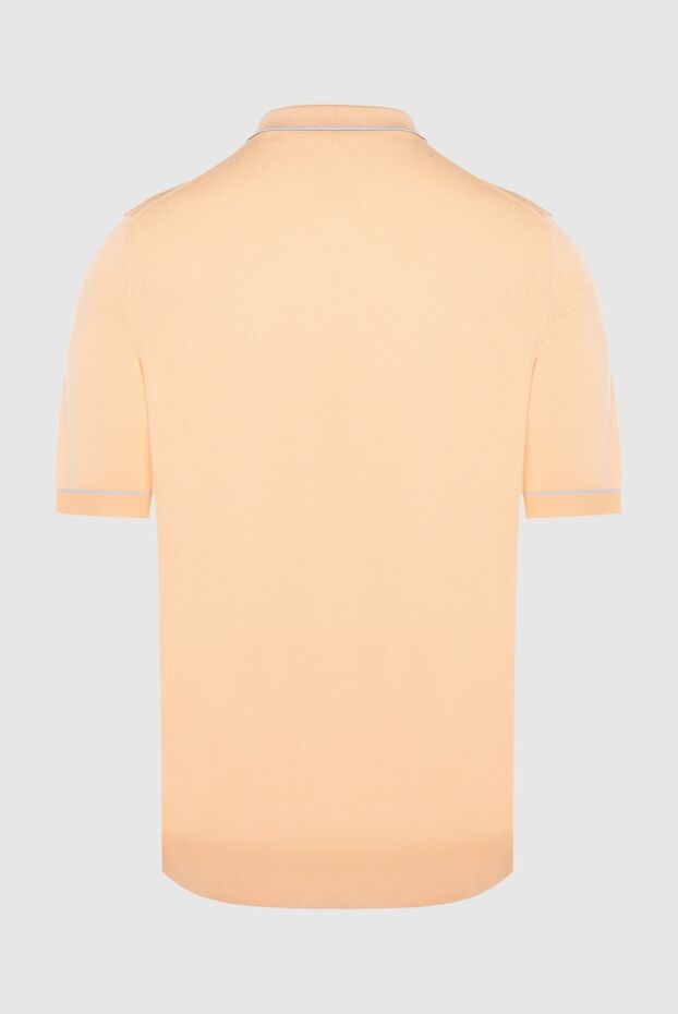 Zilli orange cotton and silk polo for men 167568 - photo 2