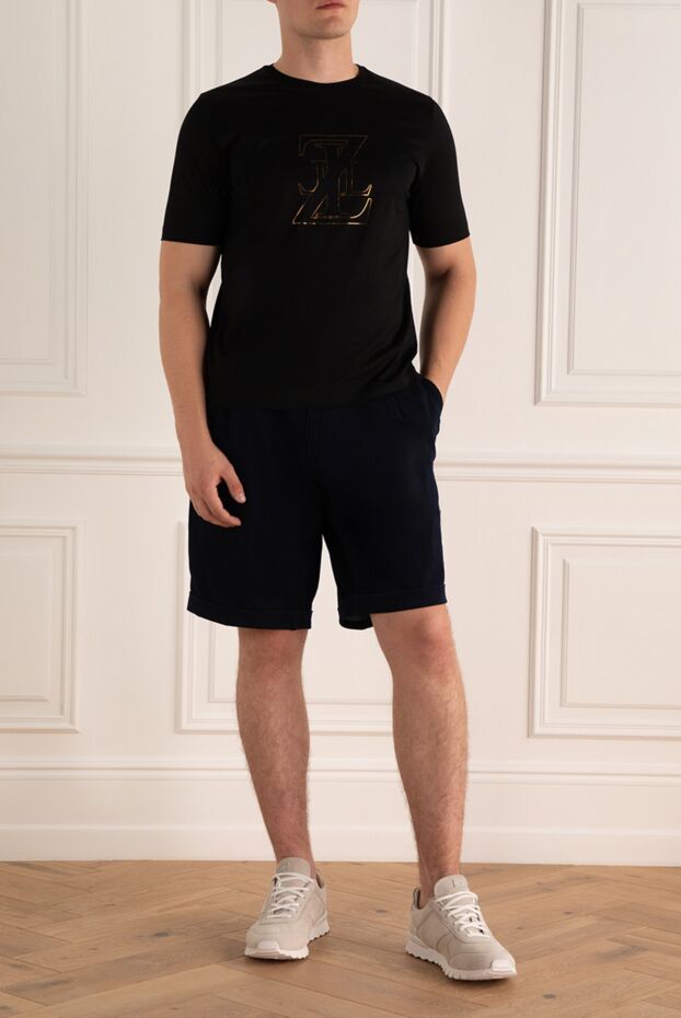 Zilli man black cotton t-shirt for men buy with prices and photos 167620 - photo 2