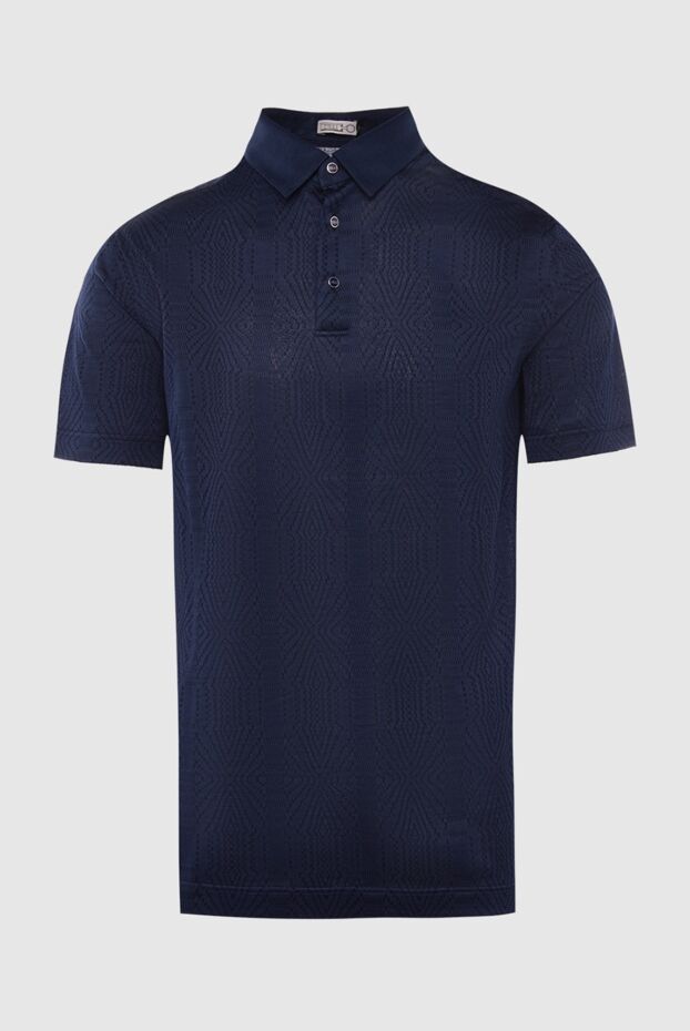 Zilli man cotton polo blue for men buy with prices and photos 167686 - photo 1