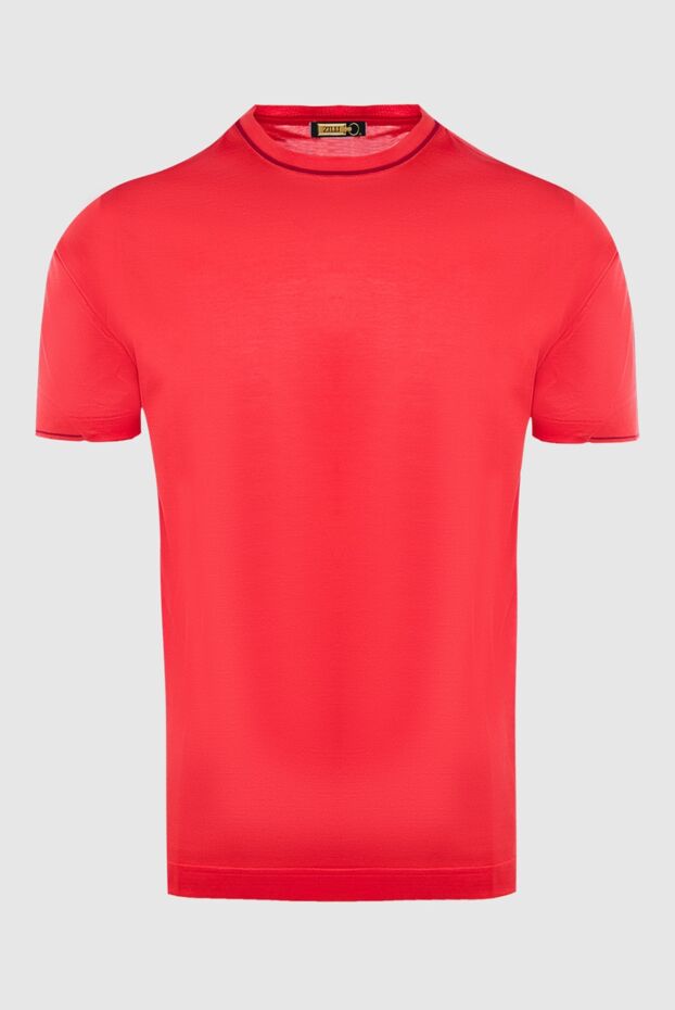 Zilli man red cotton t-shirt for men buy with prices and photos 167691 - photo 1