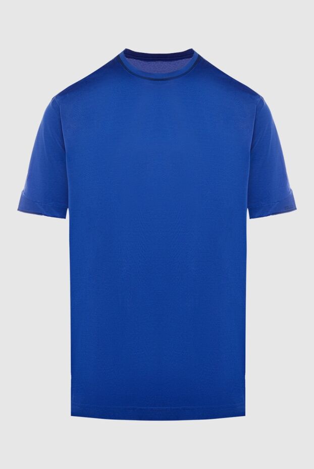 Zilli man cotton t-shirt blue for men buy with prices and photos 167692 - photo 1