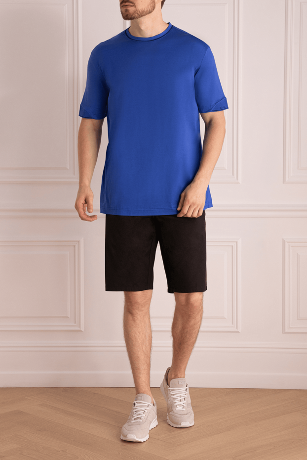 Zilli blue t-shirt made of smooth breathable cotton jersey 167692 - photo 2