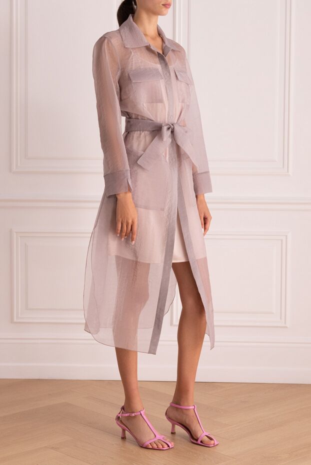 D.Exterior dress made of polyester and polyamide gray for women 167764 - photo 3