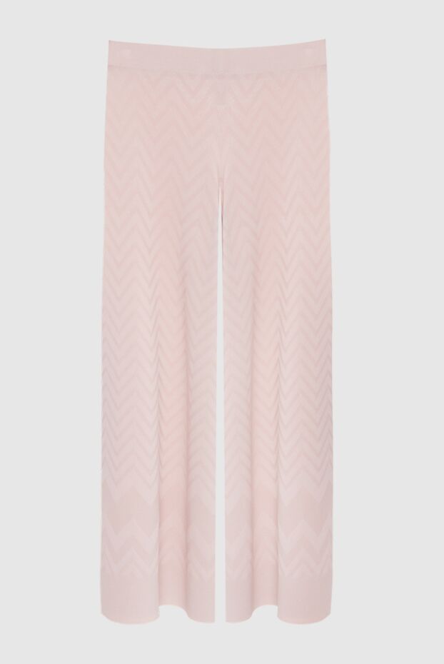 D.Exterior woman pink viscose and polyester trousers for women buy with prices and photos 167782 - photo 1