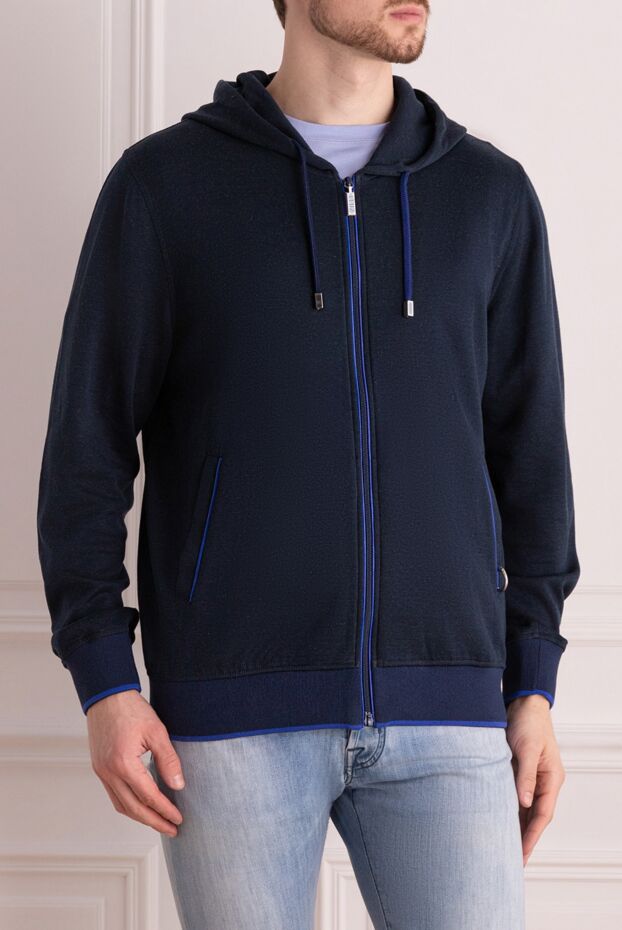 Zilli men's blue sports sweatshirt 167822 - photo 3