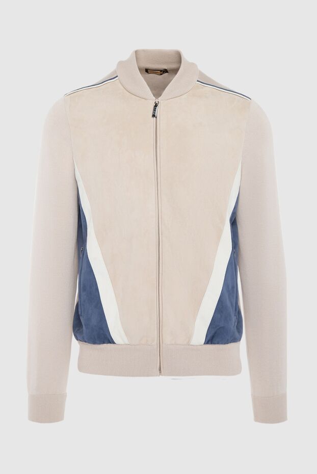 Zilli man sports jacket made of silk and cotton beige for men buy with prices and photos 167832 - photo 1