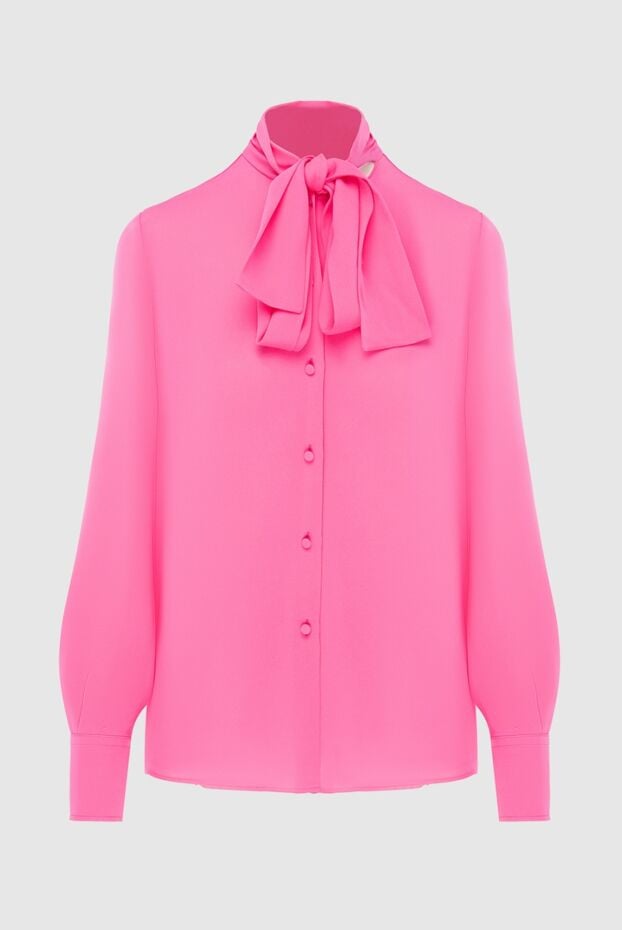Valentino women's blouse with a scarf pink 167844 - photo 1