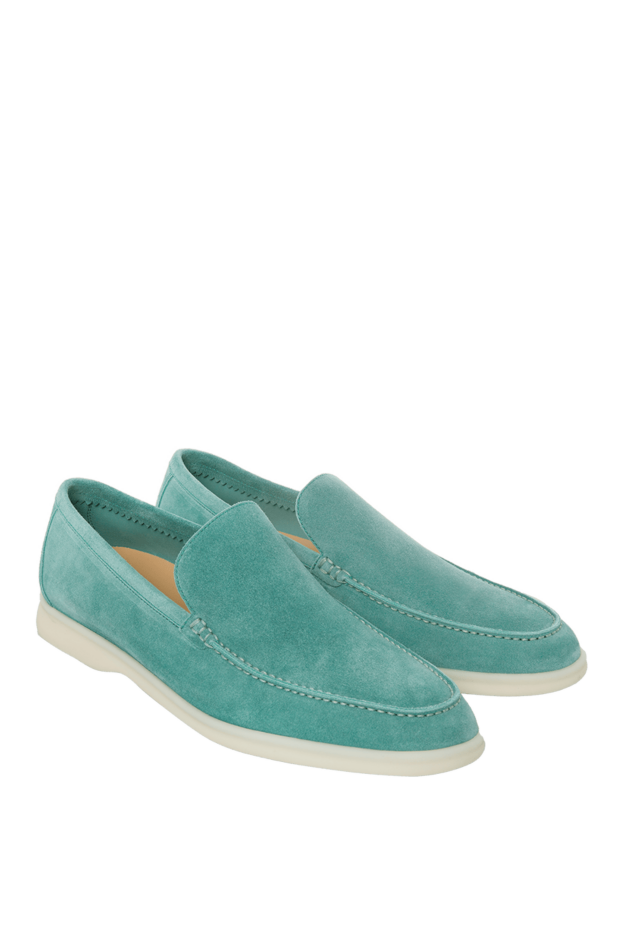 Loro Piana man green nubuck loafers for men buy with prices and photos 167861 - photo 2