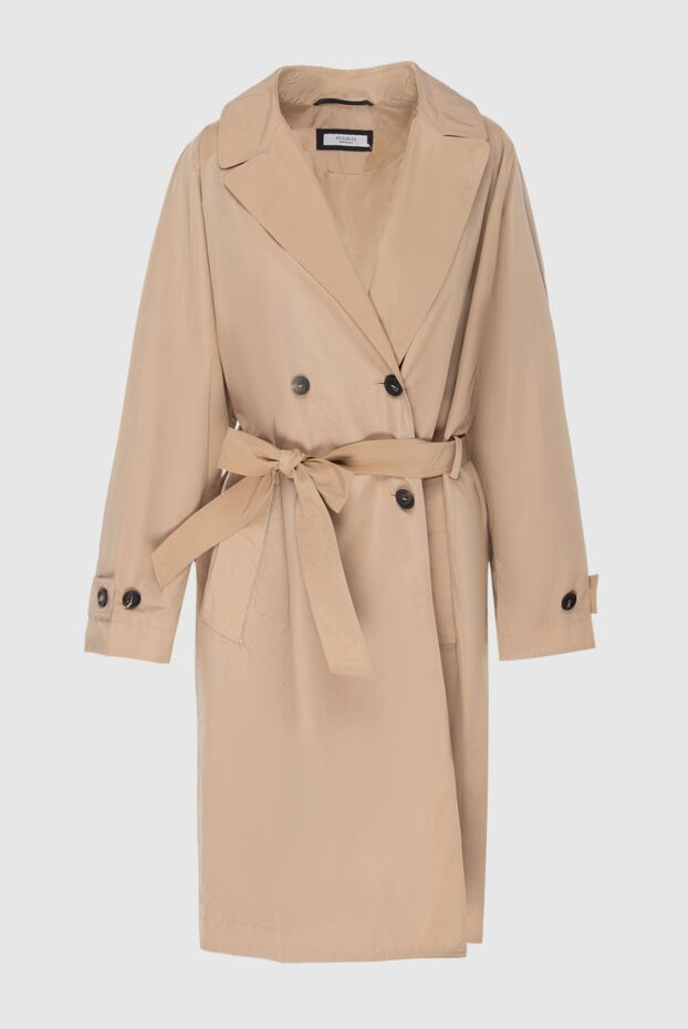 Peserico woman women's beige polyester coat buy with prices and photos 167872 - photo 1