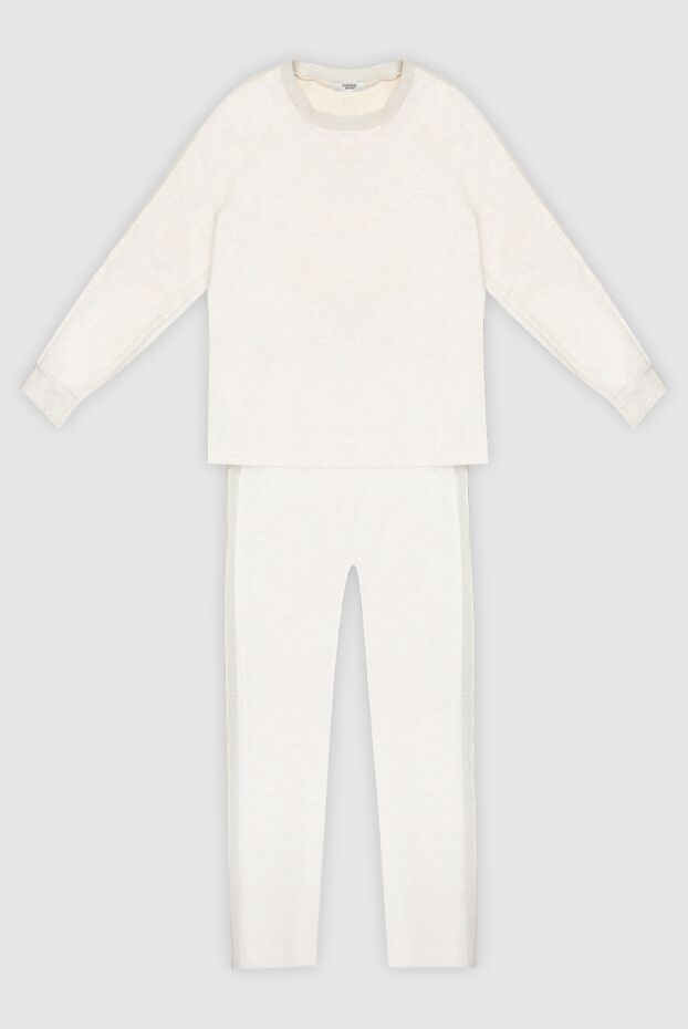 Peserico woman white women's walking suit made of cotton and elastane buy with prices and photos 167907 - photo 1