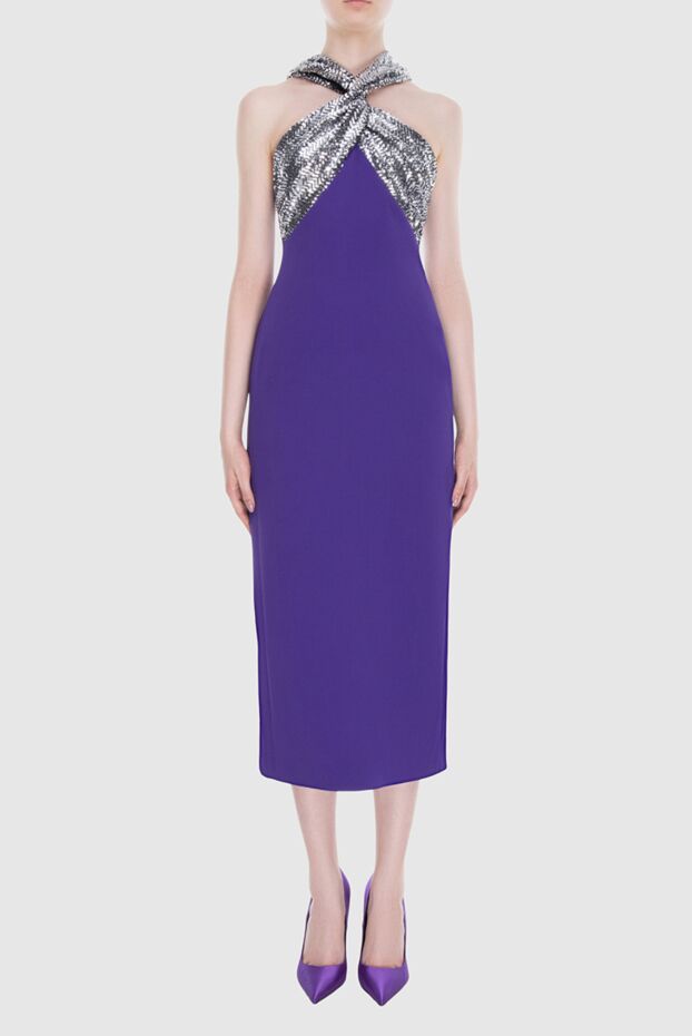 David Koma женские платье фиолетовое женское купить с ценами и фото 167946 - фото 2