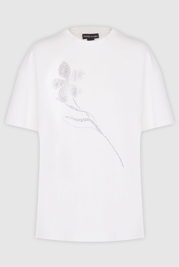 David Koma woman white polyamide and elastane t-shirt for women buy with prices and photos 167958 - photo 1