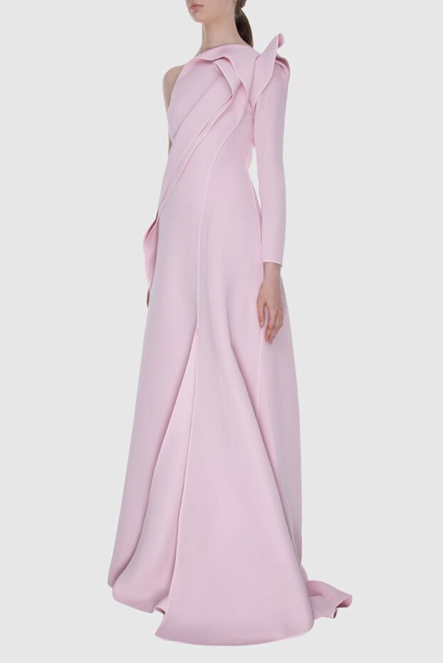 Maticevski asymmetric pink dress with pleats women's 167965 - photo 3