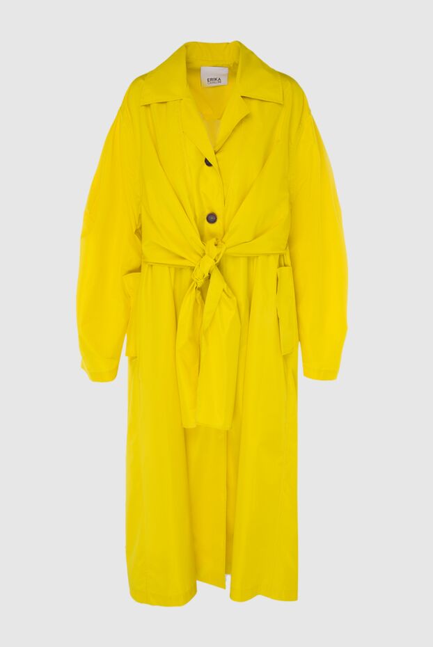 Erika Cavallini woman women's yellow polyester raincoat buy with prices and photos 167967 - photo 1