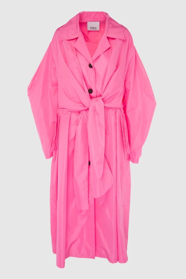 Erika Cavallini женские плащ из полиэстера розовый женский купить с ценами и фото 167968 - фото 1